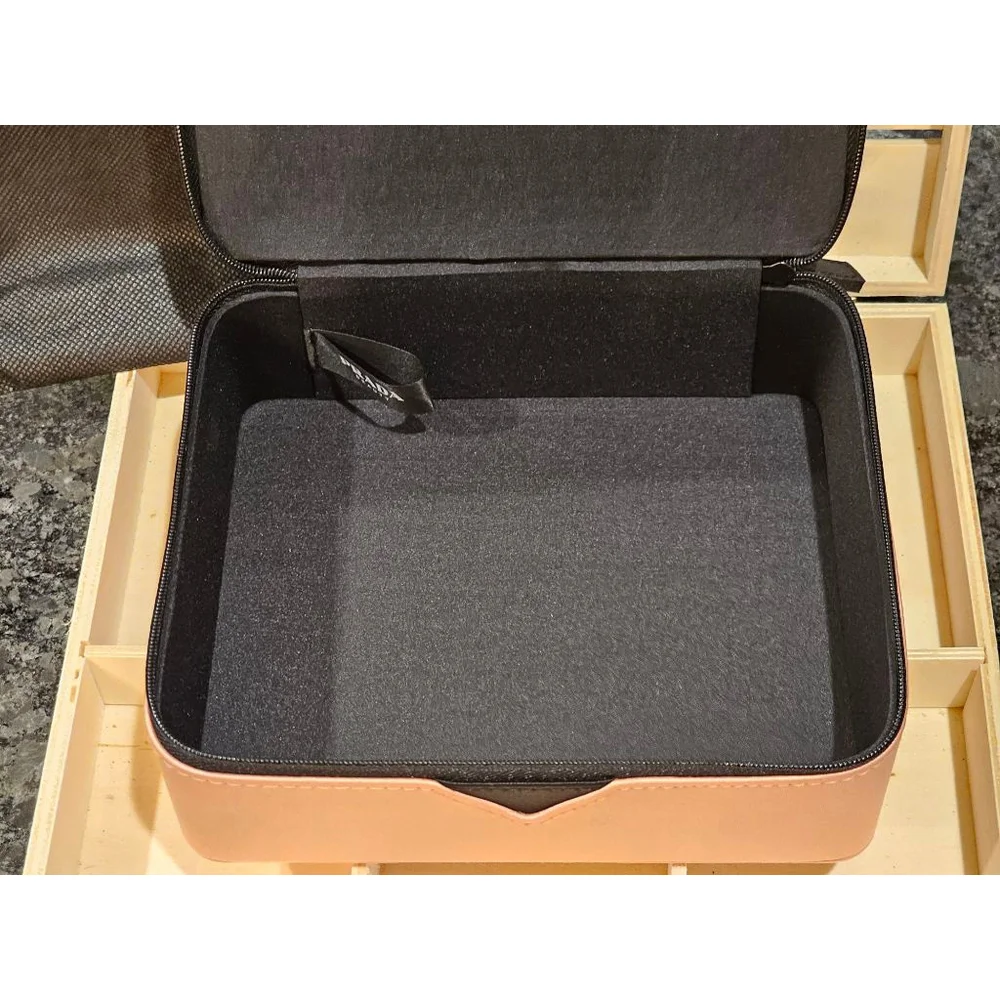 Prada Black & Pink Square Hard Travel Case NWT - Picture 11 of 17